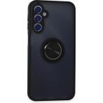 Eco Port Samsung Galaxy M34 5g Kılıf Montreal Yüzüklü Silikon Kapak - Siyah