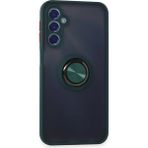 Eco Port Samsung Galaxy M34 5g Kılıf Montreal Yüzüklü Silikon Kapak - Yeşil