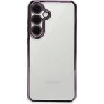 Eco Port Samsung Galaxy S24 Fe Kılıf Razer Lensli Silikon - Mor - Belirtilmemiş - Altın