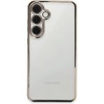 Eco Port Samsung Galaxy S24 Fe Kılıf Razer Lensli Silikon - Titanyum Gri - Belirtilmemiş - Altın