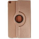 Eco Port Samsung Galaxy Tab A9 Plus Kılıf 360 Tablet Deri Kılıf - Rose Gold