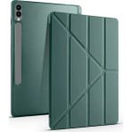 Eco Port Samsung Galaxy X510 Tab S9 Fe 11 Kılıf Kalemlikli Mars Tablet Kılıfı - Koyu Yeşil