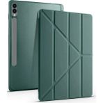 Eco Port Samsung Galaxy X610 Tab S9 Fe Plus 12.4 Kılıf Kalemlikli Mars Tablet Kılıfı - Koyu Yeşil - Belirtilmemiş