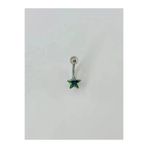 eco port SETR8-MGM0024K-PG0026T Mistik Topaz Taşlı Yıldız Detaylı Göbek Piercing - Pg0026
