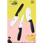 Eco Serisi Mutfak Bıçak Seti Et Ekmek Sebze Pizza Salata Börek Şef Bıçağı 3 Lü Set ( Mft-1520)