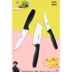 Eco Serisi Mutfak Bıçak Seti Et Ekmek Sebze Salata Börek Şef Bıçağı 3 Lü Set ( Mft-8437)