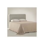 Ecocotton Alessa Çift Kişilik Pike Takımı %100 Organik Pamuk Jakarlı Bej 260x240 Cm