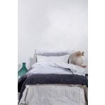 Ecocotton Alin Siyah 160x220 cm Tek Kişilik Nevresim Takımı