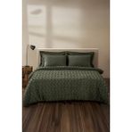 Ecocotton Anka Yeşil Çift Kişilik %100 Organik Pamuk Müslin Nevresim Takımı - 200 x 220 cm