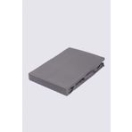 Ecocotton Çift Kişilik %100 Organik Pamuk Saten Antrasit 160x200 cm Lastikli Çarşaf