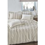 Ecocotton Delfin %100 Organik Pamuk Keten Yeşil 200x220 cm Çift Kişilik Nevresim Takımı