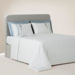 Ecocotton Derin Çift Kişilik Nevresim Takımı %100 Organik Pamuk Saten El Nakışlı Krem 200X220 cm - 200 x 220 cm
