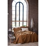 Ecocotton Dina Organik Pamuk Pike Yatak Örtüsü Çift Kişilik Kahve 240X260 cm - 240 x 260 cm
