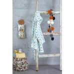 Ecocotton Dodo %100 Organik Pamuk Müslin Sarı Çocuk Bornoz