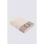 Ecocotton Duru Banyo Havlusu Organik Pamuk Nakışlı Bej 80X150 cm - 80 x 150 cm