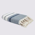 Ecocotton Ecococtton Arden Organik Pamuk Kenevir Karışımlı Yüz Havlusu 50 x 80 cm - Lacivert