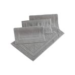 Ecocotton Elena Organik Pamuk 50x80 cm Gri Ayak Havlusu