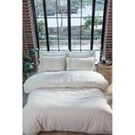 Ecocotton Flora Krem Çift Kişilik %100 Organik Pamuk Nevresim Takımı