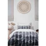 Ecocotton Galia Siyah 160x220 cm Tek Kişilik Nevresim Takımı