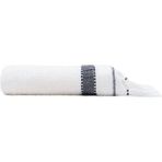 Ecocotton Galya Kapok Serisi 50x90 Yüz Havlusu Krem-Siyah - 50 x 90 cm