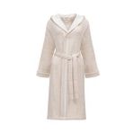 Ecocotton Hasna Terra %100 Organik Pamuk Keten Kadın Bornoz