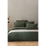 Ecocotton Havin Yeşil Çift Kişilik %100 Organik Pamuk Saten Parça Boyalı Nevresim Takımı - 200 x 220 cm
