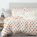 Ecocotton İmre Nevresim Takımı %100 Organik Pamuk Müslin Kiremit Ck