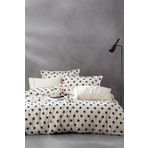 Ecocotton İmre Siyah Çift Kişilik%100 Organik Pamuk Müslin Nevresim Takımı