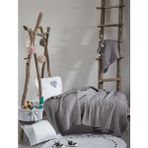 Ecocotton Kayra 120*170 Gri Bebek Yatak Örtüsü