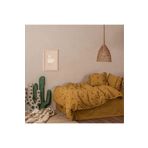 Ecocotton Larina Bebek Nevresim Takımı %100 Organik Pamuk Müslin Nakışlı Hardal 100x150 Cm