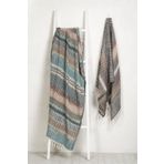 Ecocotton Mayra Jakarlı 90x180 cm Yeşil Peştamal