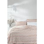 Ecocotton Merisa Çift Kişilik Pike Takımı %100 Organik Pamuk Müslin Dokuma Terra 240x260 Cm