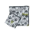 Ecocotton Pingu 100x100 cm Bebek Müslin Örtü Seti