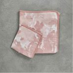 Ecocotton Rosa 100*100 cm Somon Kız Bebek Müslin Örtü Seti
