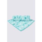 Ecocotton Turna 100*100 Cm Somon Kız Bebek Müslin Örtü Seti