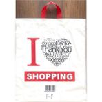 Ecoflex Yumuşak Saplı- Kulplu- Takviyeli Mağaza Poşeti Thank You Shoppıng Baskılı (45X48 6 Cm) - 250 ADET