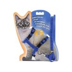 Ecoform Ayarlanabilir Kedi Gezdirme Tasması Lüx 120 cm Mavi