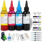 Ecoink Hp 704 Deskjet 2060 Uyumlu Kartuş Dolum Seti 4X100ML - Renkli