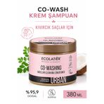 ECOLATIER Co-wash Krem Şampuanı, Kıvırcık Ve Kabartan Saçlar Için Şampuan Ve Saç Kremi 380 ml