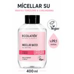 ECOLATIER Makyaj Temizleme Micellar Suyu Nemlendirici % 99 Doğal Tüm Ciltler İçin Göz Makyaj Temizleyici