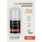 ECOLATIER Terleme Önleyici Erkek Roll On 50 ml Erkek Deodorant Ferahlık ve Konfor