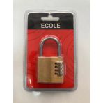 Ecole Sarı Şiftreli Asma Kilit 40 Mm