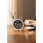 Ecolia Store Coffee Time Masa Üstü Dekoratif Obje – Kahve Köşesi & Kafe Dekoru - Siyah
