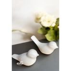 ecolia store İkili Minimalist Kuş Biblo Seti - Modern Ev ve Ofis Dekoratif Obje Figürleri