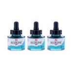 Ecolıne 30Ml - Cam Şişe Turq.Green
