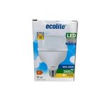 Ecolite 36W LED Ampul – 200W Eşdeğeri | E27 Duy, 3000K Sarı Işık, 3800 Lümen | Enerji Tasarruflu Jumbo LED Ampul | AC 220V, 166x110mm