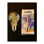 Ecolite 6.5 WATT E27 DUYLU 4000 KELVİN ILIK BEYAZ 900 LÜMEN A60 LED RUSTİK AMPUL