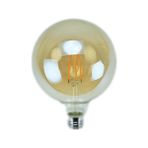 Ecolite 7,5W 220-240V 750LM 2200K E27 G125 Gold Cam Dimli LED Flamanlı Rustik Ampul - Sarı