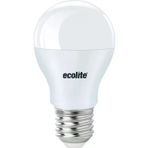 Ecolite E27 Duylu 470 Lümen A60.5W.30K 5W Sarı Işık 3000k Led Ampul