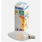 Ecolite Soft Filament C35 4 W Sarı Klasik E14 Duy Led Ampul